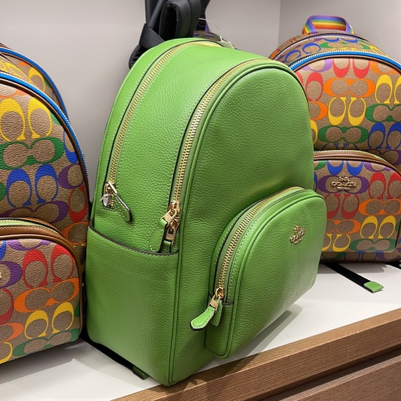 Coach Bags Coach Court Backpack Neon Green Poshmark